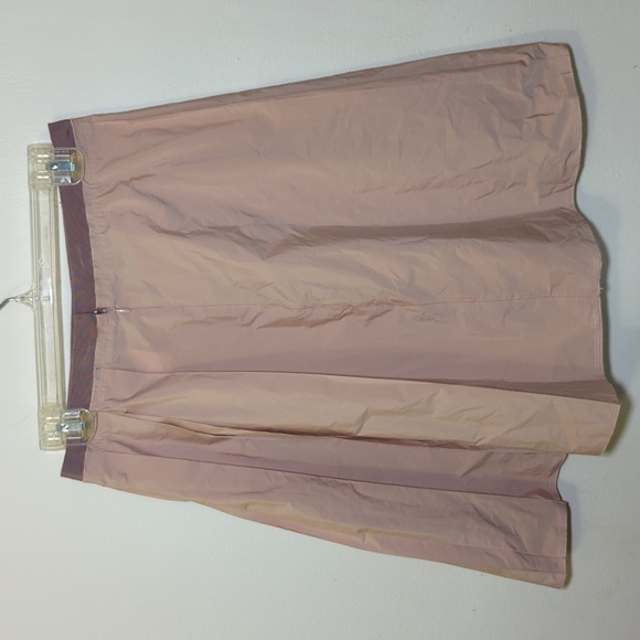 Jil Sander Navy Pink Pleated Knee-Length Skirt Women's Size EU 38 / US 6 - Picture 2 of 5